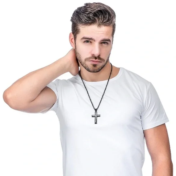 Stainless Steel Cross Chain